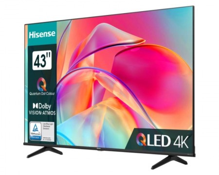 HISENSE 43E7KQ, SMART,  109 CM, 4K, UHD, QLED, MOGUCNOST GARANCIJE 5 GODINA, CEKOVIMA NA 6 RATA
