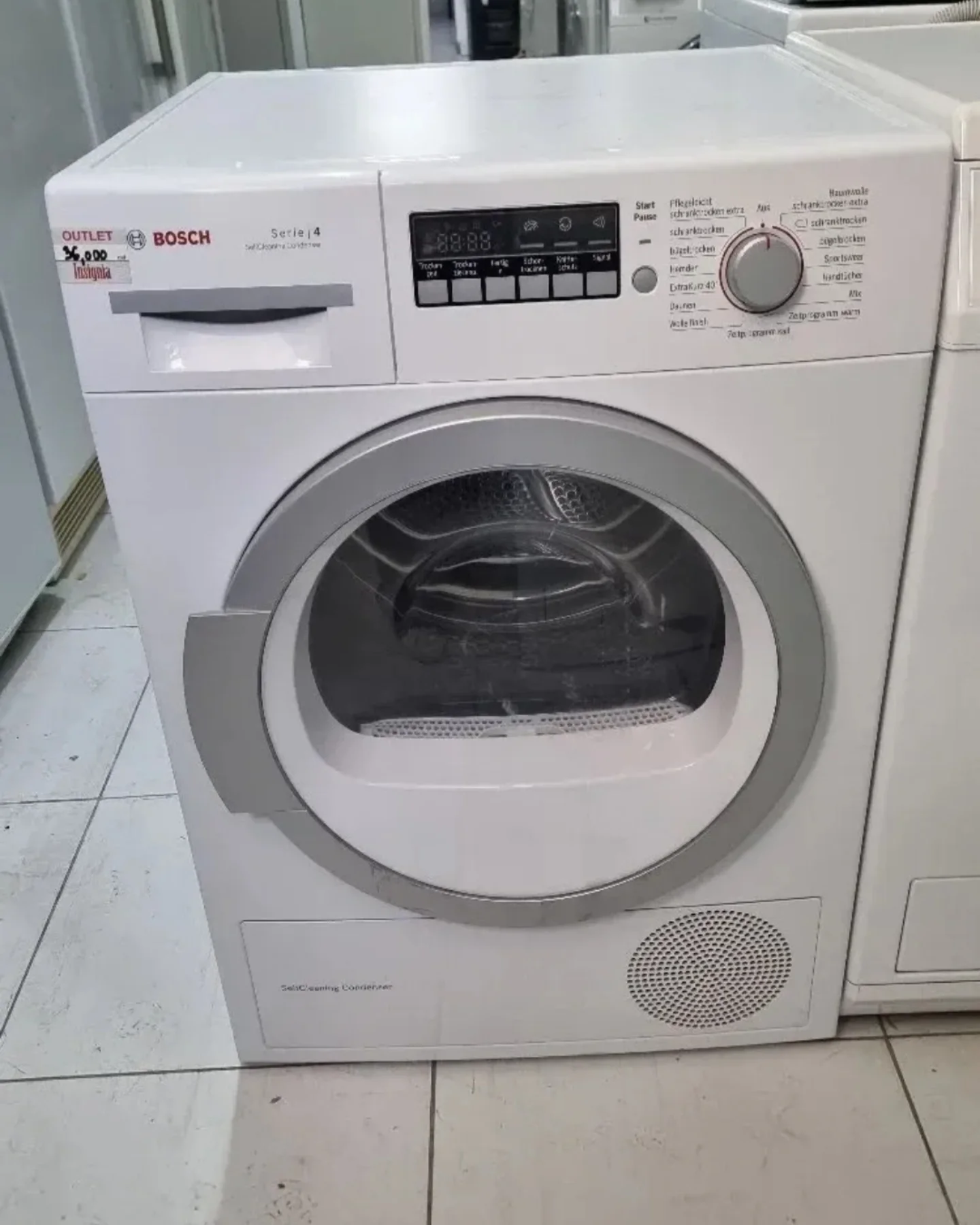 "Bosch - serie 4", Polovna masina za susenje vesa, Toplotna pumpa, 7 kg, 6 meseci garancija, moguc prevoz uz dogovor