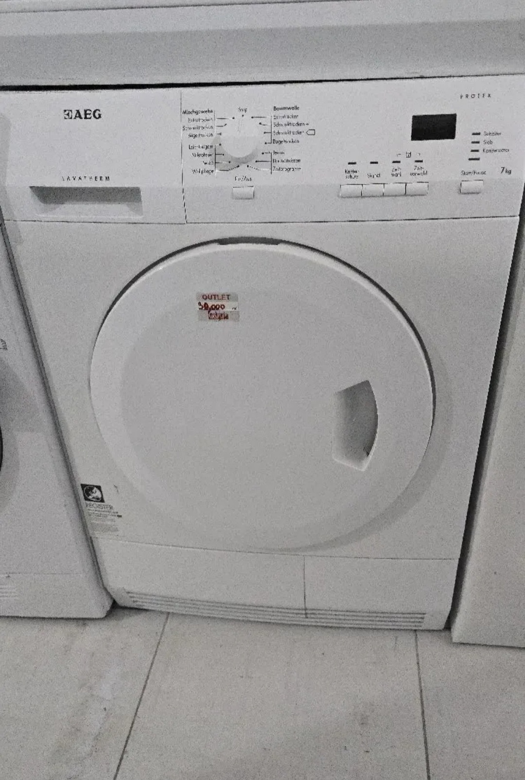 "Aeg - lavatherm - protex", polovna masina za susenje vesa, Toplotna Pumpa, 7 kg, garancija 6 meseci, prevoz ukljucen u cenu.