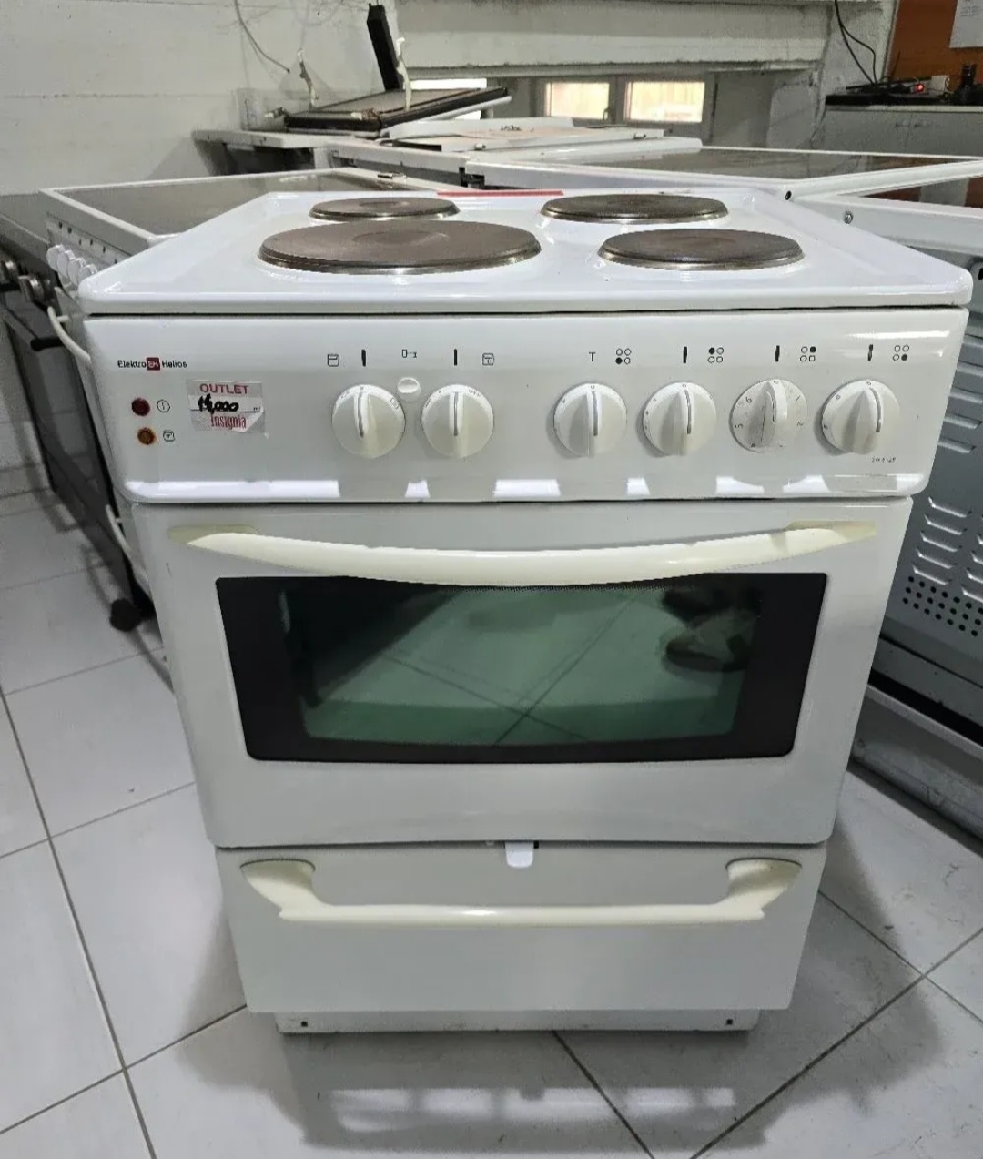 "ElektroHelios", polovni elektricni sporet sa ringlama, mono - trofazna struja, 60 cm, garancija 6 meseci, prevoz ukljucen u cenu