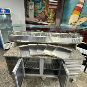 PIZZA STO MERMER, 60x40, Salatara Staklena za priloge, EXTRA