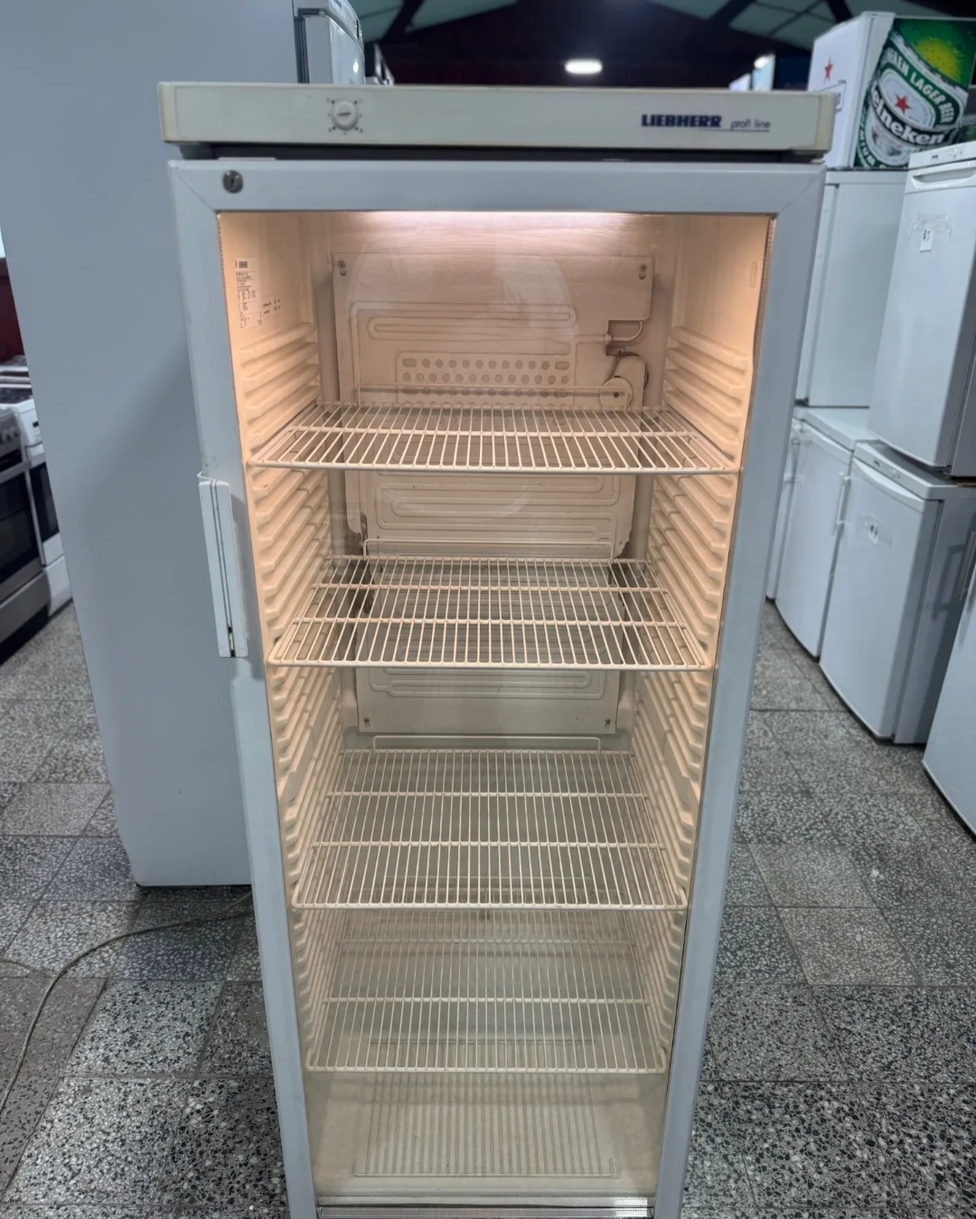 "LIEBHERR", GERMANY, 360litara, Profi Line polovna staklena vitrina, 160 cm