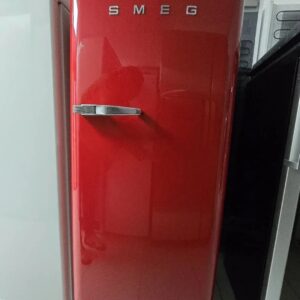 Crveni "Smeg", polovni retro frizider, 155 cm, garancija 6 meseci, prevoz uracunat u cenu