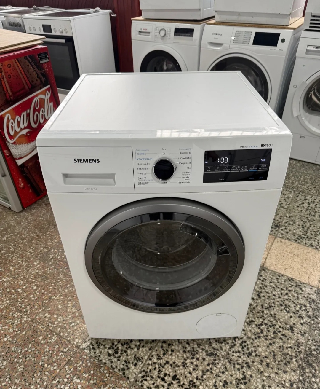 "SIEMENS", GERMANY,  polovna kombinovana masina, Pere i suši 7/4. extra novi model, prevoz ukljucen u cenu