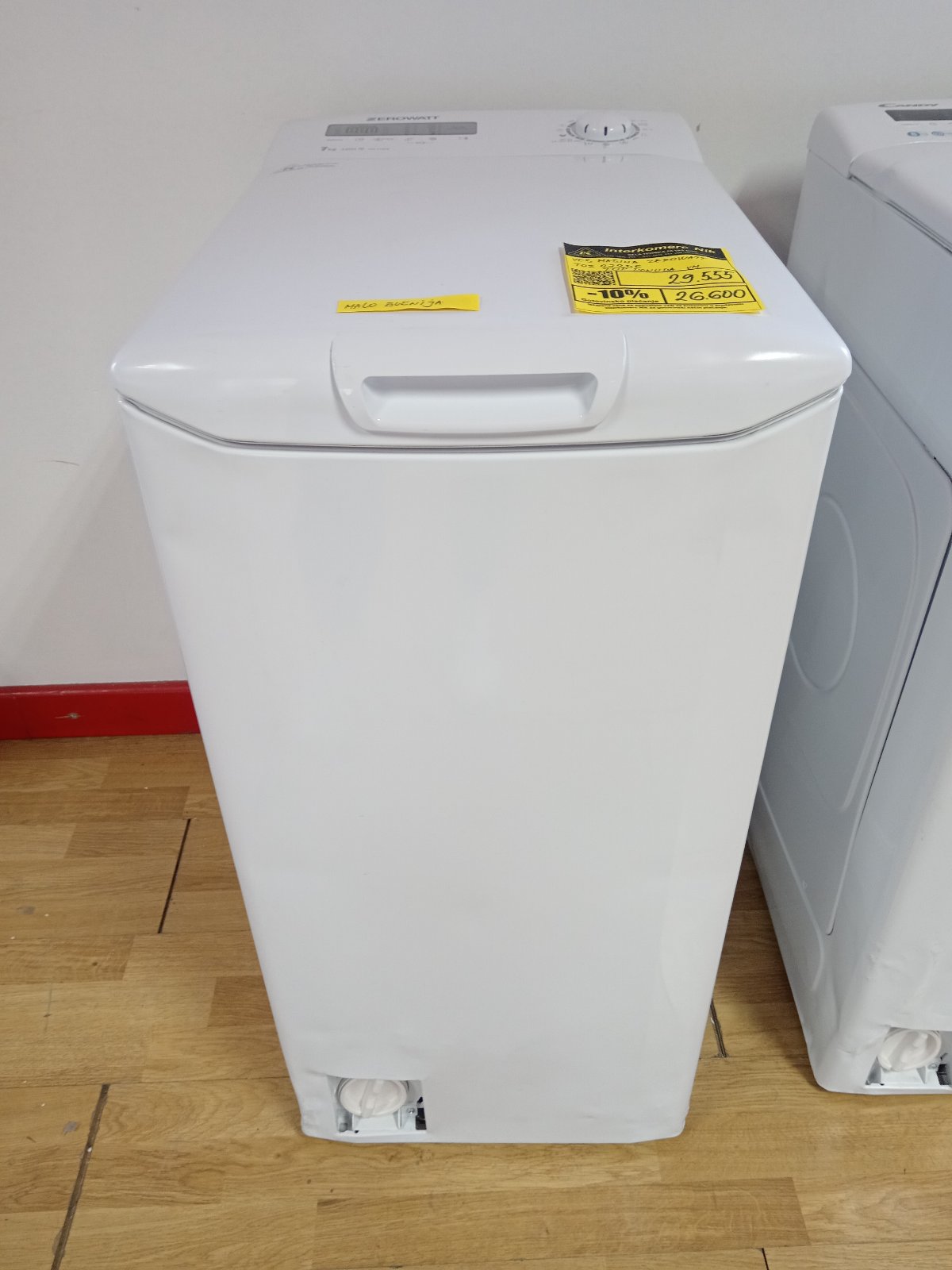 Nova ves masina sa punjenjem odozgo "Zerowatt", 7 kg, 1200rpm, A+++, garancija 25 meseci, prevoz uracunat u cenu