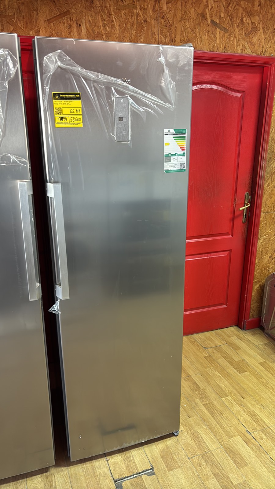 Nov frizider "Whirlpool", 363L, A++, 187 cm, Inox, garancija 25 meseci, prevoz ukljucen u cenu