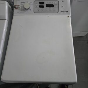 Polovna masina koja susi i pere sa punjenjem odozgo marke " Brandt",  45 cm, 7/5, 1400rpm, garancija 6 meseci, prevoz ukljucen u cenu